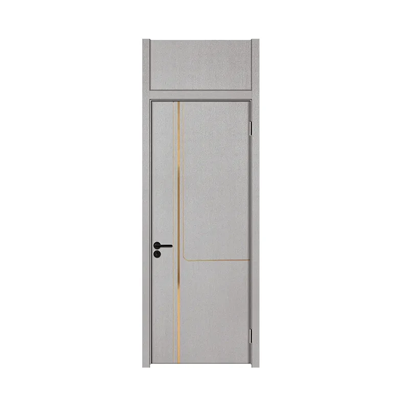 Comment maintenir la porte en face en PVC?