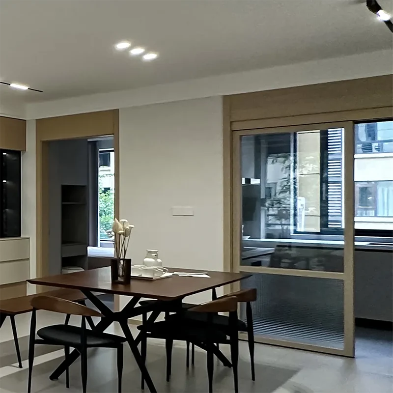 Slide kitchen WPC door