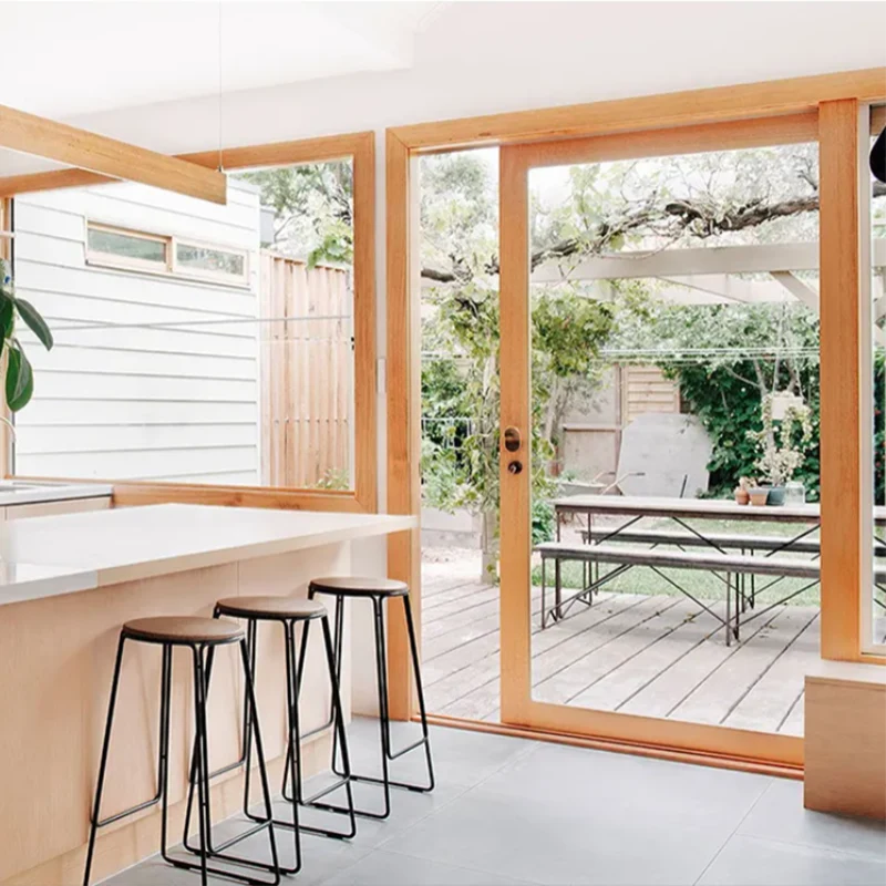 Sliding Door Residential PVC Laminated Surface
