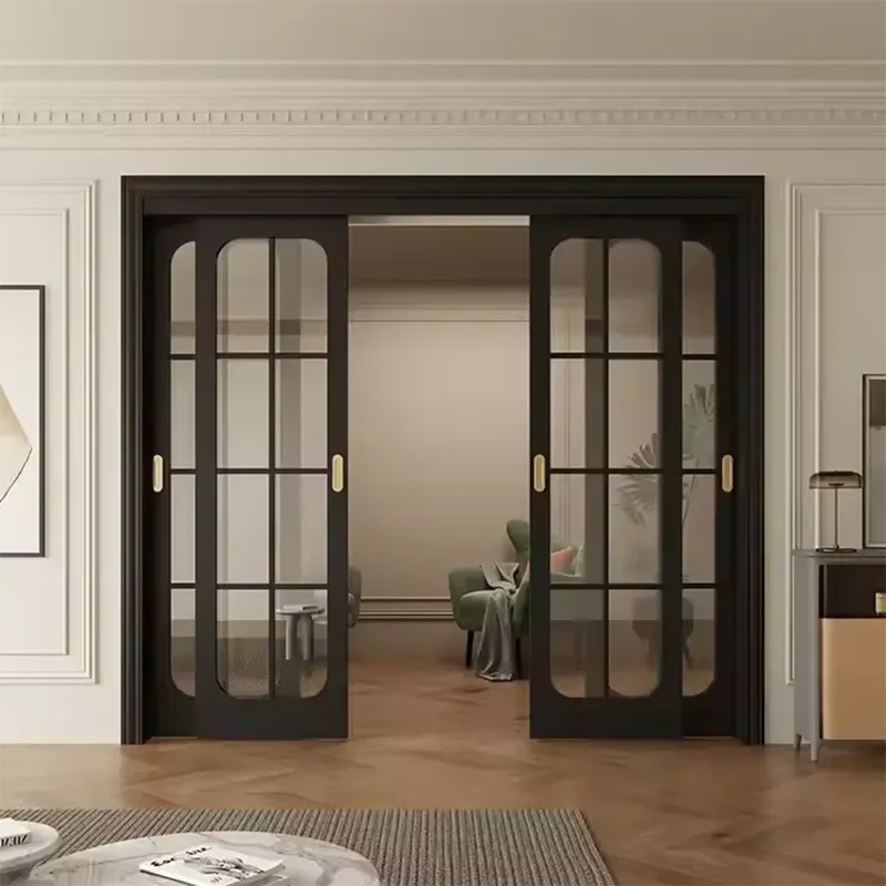 Entrée intérieure WPC Porte coulissante