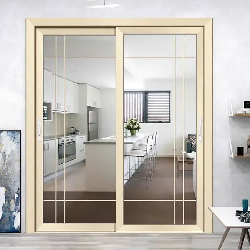 Porte WPC de cuisine à glissière