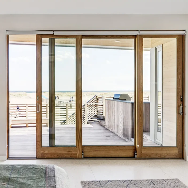 Porte coulissante Residential PVC Surface laminée